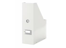 Tijdschriftencassette Leitz WOW click & store gerecycled karton wit