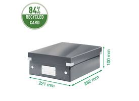 Sorteerbox Leitz WOW Click & Store 280x100x370mm gerecycled karton wit