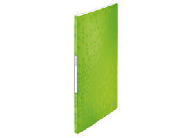 Showmap Leitz WOW A4 20-tassen PP groen