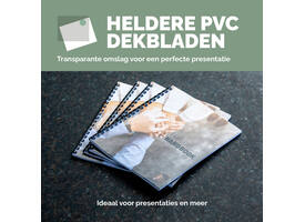 Voorblad Fellowes A4 PVC 200micron recycled 100 stuks