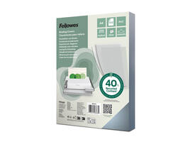 Voorblad Fellowes A4 PVC 300micron recycled 100 stuks