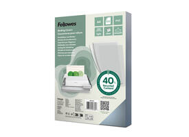 Voorblad Fellowes A4 PVC 150micron recycled 100 stuks