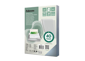 Voorblad Fellowes A4 PVC 240micron recycled 100 stuks