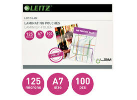 Lamineerhoes Leitz iLAM A7 2x125micron EVA 100 stuks