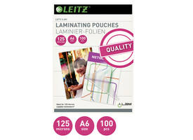 Lamineerhoes Leitz ILAM A6 2x125micron EVA 100 stuks