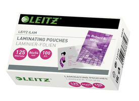 Lamineerhoes Leitz iLAM 54x86mm 2x125micron EVA 100 stuks