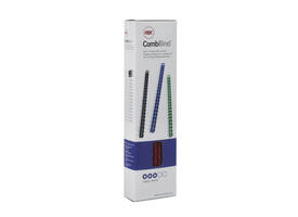 Bindrug GBC 6mm 21rings A4 rood 100 stuks