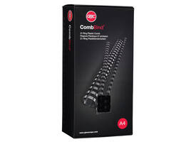 Bindrug GBC 12mm 21rings A4 zwart 100 stuks
