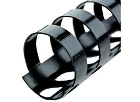 Bindrug GBC 19mm 21rings A4 zwart 100 stuks
