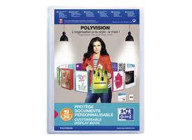 Showalbum Oxford Polyvision A4 20-tassen PP transparant