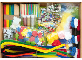 Hobby artikelen Folia met meer dan 1300 stuks assorti