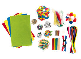 Hobby artikelen Folia met meer dan 1300 stuks assorti