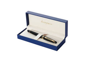 Vulpen Waterman Expert black lacquer GT fijn