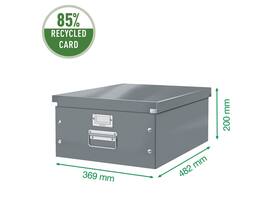 Opbergdoos Leitz Click & Store WOW groot 369x200x482mm blauw