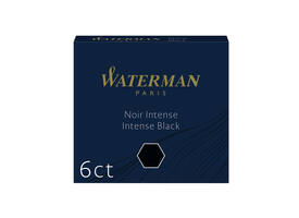 Inktpatroon Waterman internationaal zwart pak à 6 stuks