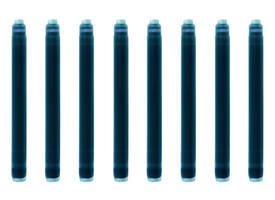 Inktpatroon Waterman nr 23 lang blauw pak à 8 stuks