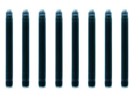 Inktpatroon Waterman nr 23 lang blauwzwart pak à 8 stuks