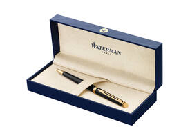 Balpen Waterman Hémisphère black lacquer GT medium