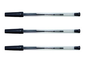 Balpen Quantore Stick zwart medium