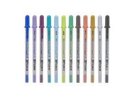 Gelschrijver Sakura Gelly Roll Moonlight fluorescent set à 12 kleuren