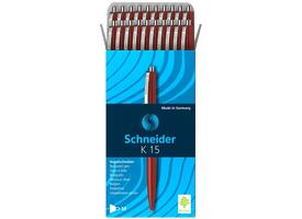Balpen Schneider K15 medium rood