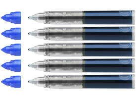 Rollerpenvulling Schneider 852 medium blauw 5 stuks