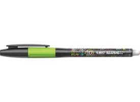 Gelschrijver Bic Gel-ocity illusion medium zwart