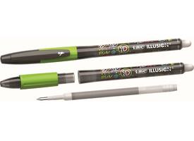 Gelschrijver Bic Gel-ocity illusion medium zwart