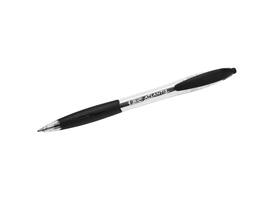 Balpen Bic Atlantis classic grip clic medium zwart