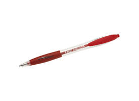 Balpen Bic Atlantis classic grip clic medium rood