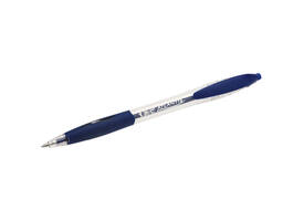 Balpen Bic Atlantis classic grip clic medium blauw