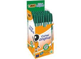 Balpen Bic Cristal medium groen