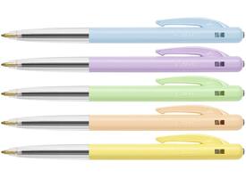 Balpen Bic M10 medium pastel assorti 8+2 gratis
