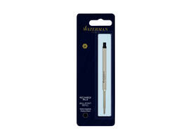 Balpenvulling Waterman medium zwart blister à 1 stuk