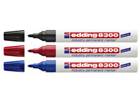 Viltstift edding 8300 industrie rond 1.5-3mm zwart