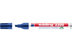 Viltstift edding 3300 schuin 1-5mm blauw
