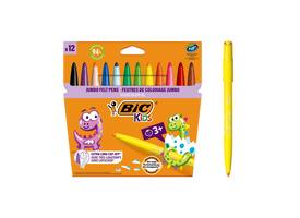 Kleurstiften BicKids Visacolor XL Ecolutions assorti etui á 12 stuks
