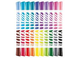 Viltstift Maped Color'Peps Duo Colors set á 10 stuks assorti