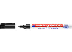 Cd marker edding 8400 rond 0.5-1.0mm  zwart blister à 1 stuk
