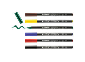 Brushpen edding 4200 porselein assorti etui à 6 stuks