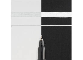 Viltstift Sakura Pen-touch extra fijn zilver