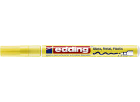 Paintmarker edding 751 op oliebasis 1-2mm pastel geel