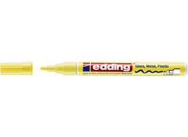 Paintmarker edding 751 op oliebasis 1-2mm pastel geel