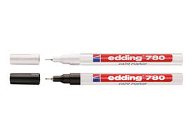 Paintmarker edding 780 op oliebasis 0.8mm wit