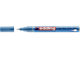 Viltstift Edding 780 lakmarker rond 0.8mm metallic lichtblauw