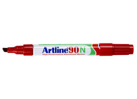 Viltstift Artline 90 schuin 2-5mm rood