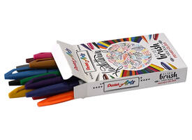 Brushpen Pentel SES15C Sign Artist standaardkleuren 12 stuks