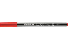 Brushpen edding 4200 porselein rood