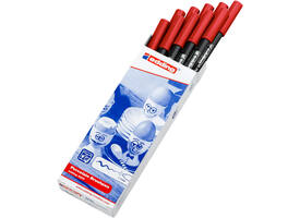 Brushpen edding 4200 porselein rood