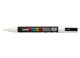 Paintmarker Uni POSCA PC3M fijn wit